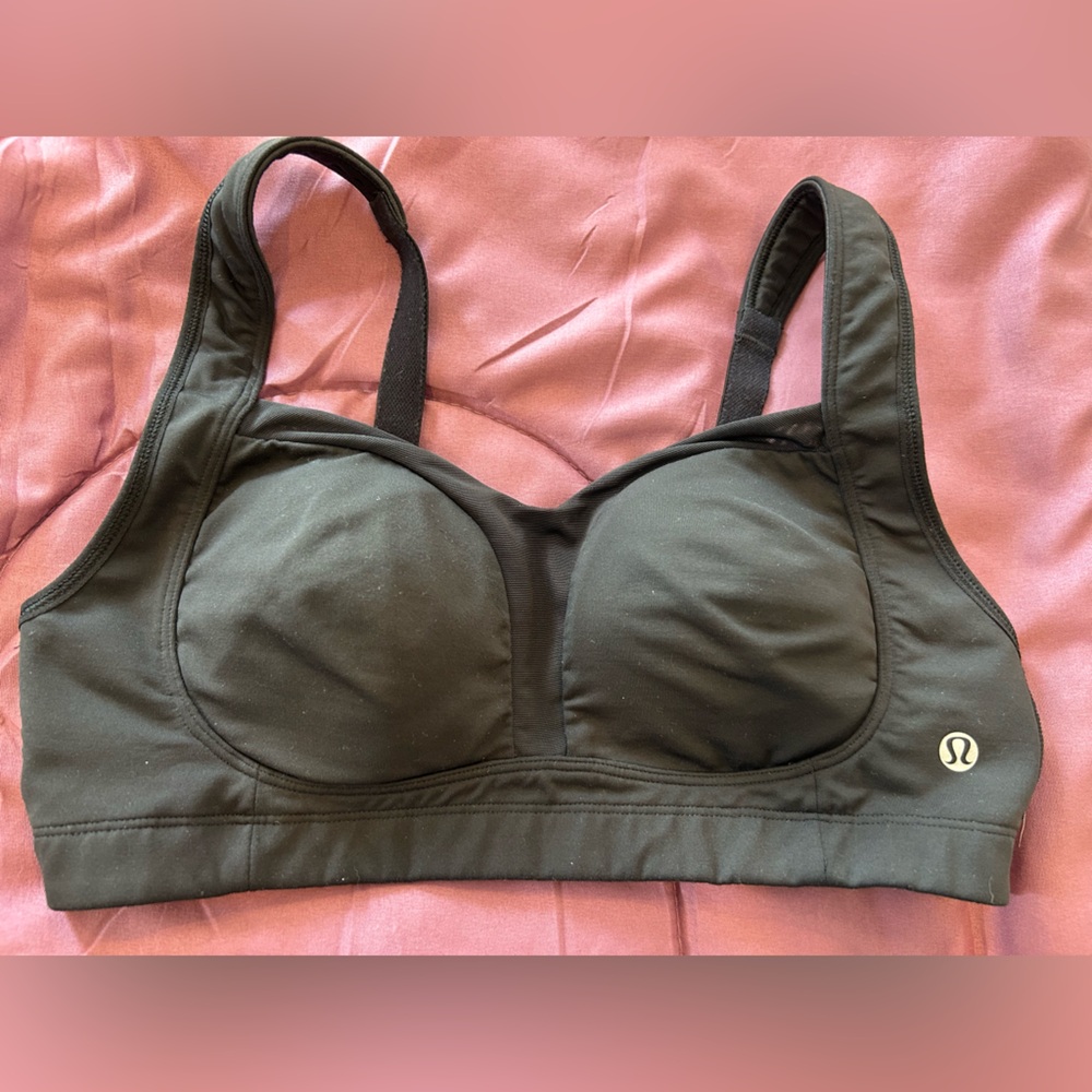 Lululemon Athletica Black Sports Bra 34C